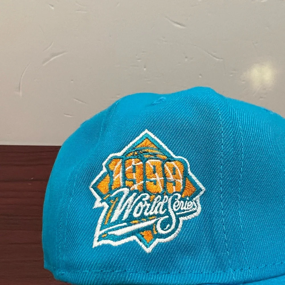 New Era, 59Fifty Fitted Hat, New York Yankees, Blue & Orange - Picture 7 of 10